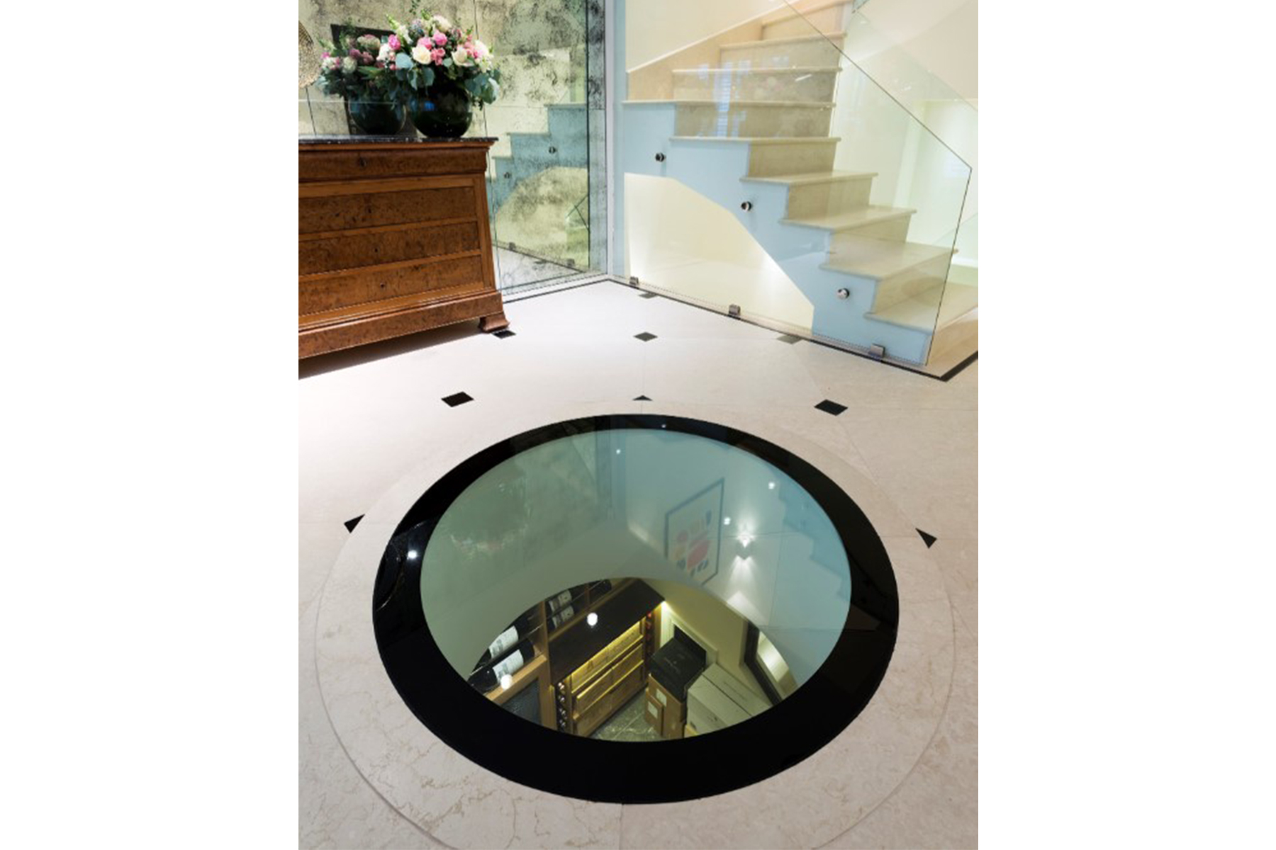 Internal Walk On Glass