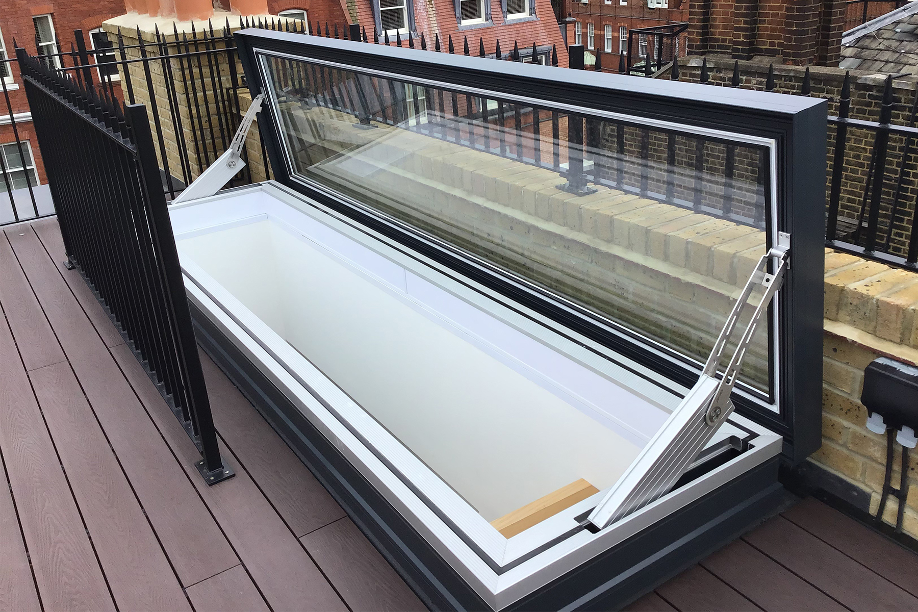 Skyway Electric Access Flat Glass Rooflights