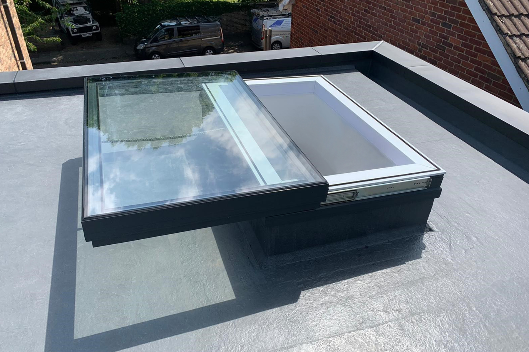 Skyway Electric Sliding Flat Glass Rooflights