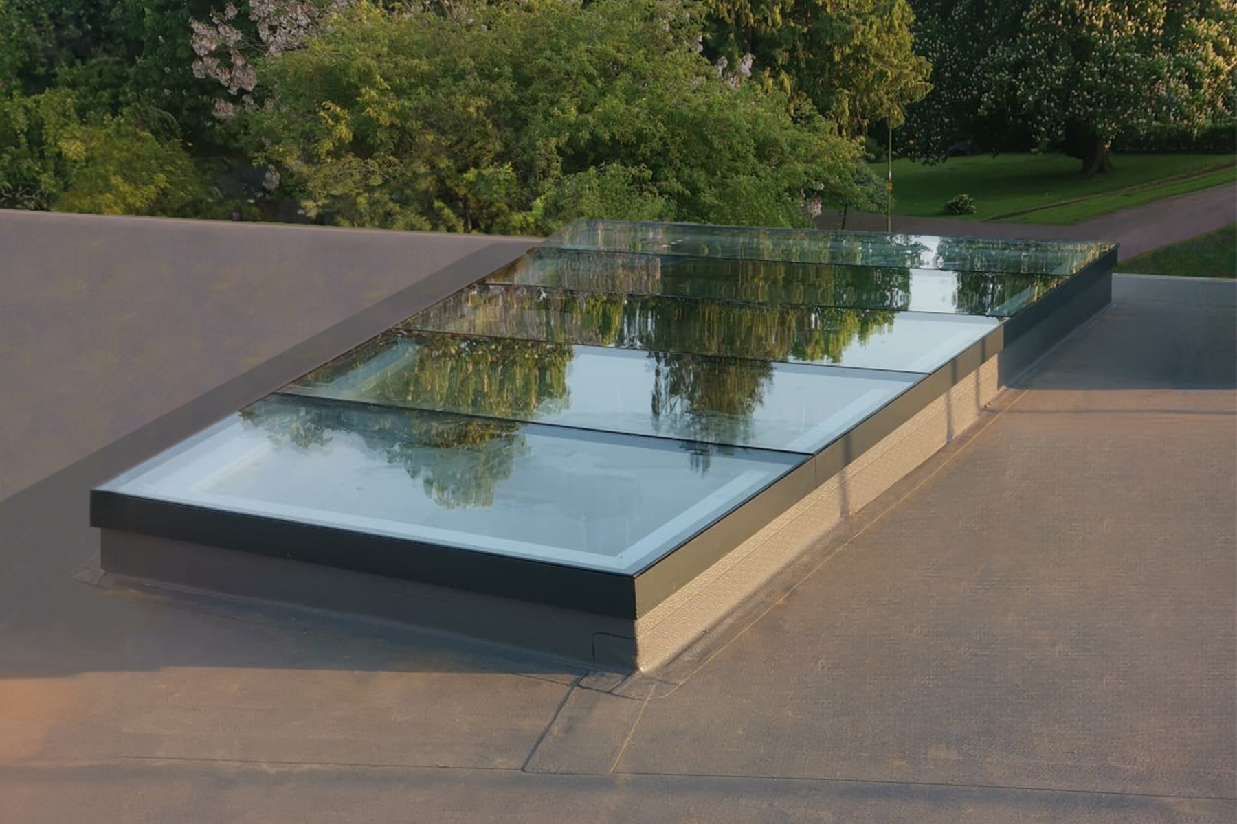 Skyway Multi-Pane Flat Glass Rooflights